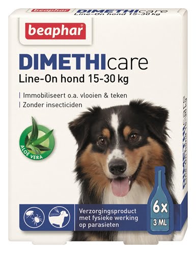 beaphar dimethicare line-on hond tegen vlooien en teken-1