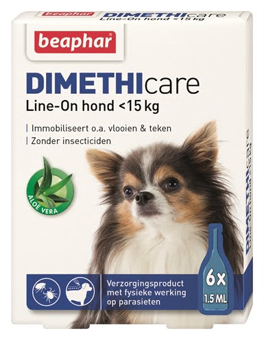 beaphar dimethicare line-on hond tegen vlooien en teken-1