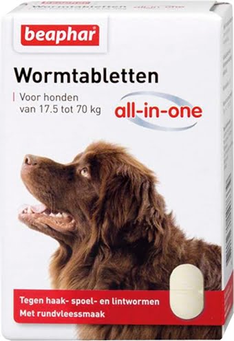 beaphar wormtablet all-in-one hond-1