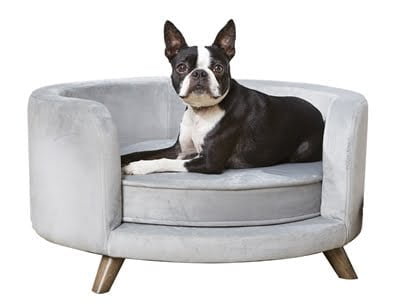 enchanted hondenmand sofa rosie grijs-1