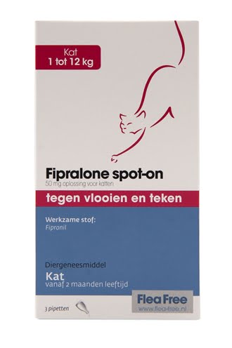 exil flea free fipralone spot-on kat-1