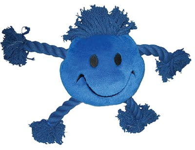 happy pet happy faces pluche smiley blauw-1