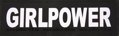 julius k9 labels voor power-harnas / tuig girlpower-1