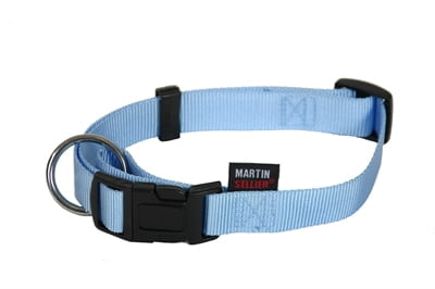 martin halsband basic nylon blauw-1