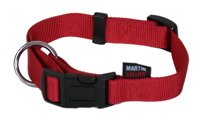 martin halsband basic nylon rood-1