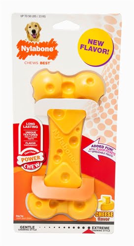 nylabone dura chew cheese bone-1