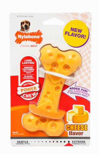 nylabone dura chew cheese bone-1