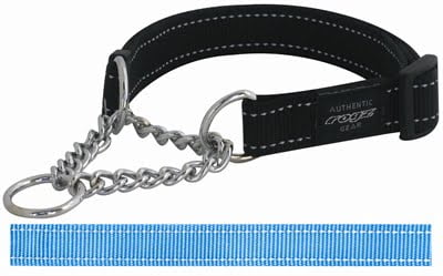 rogz for dogs lumberjack halfslip halsband turquoise-1