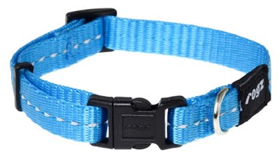 rogz for dogs nitelife halsband turquoise-1