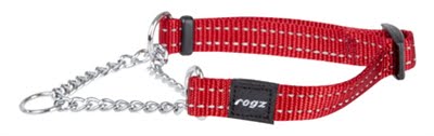 rogz for dogs snake halfslip halsband rood-1