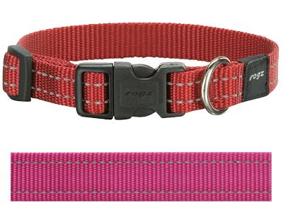 rogz for dogs snake halsband roze-1