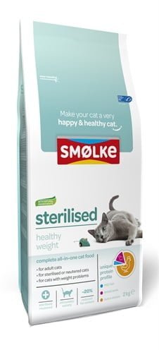 smolke cat sterilised weight control-1