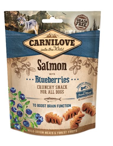 carnilove crunchy snack zalm / blauwe bes-1
