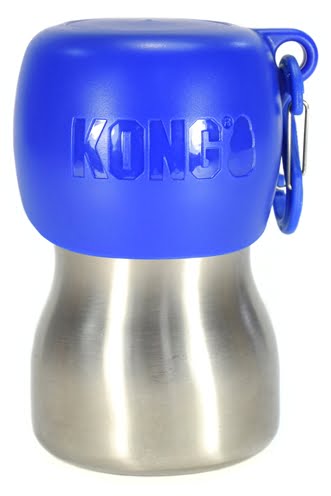 kong h2o drinkfles rvs blauw-1