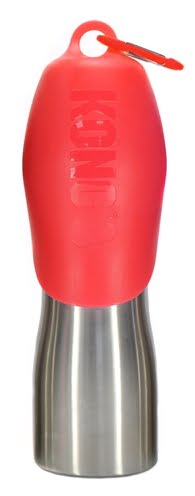 kong h2o drinkfles rvs rood-1