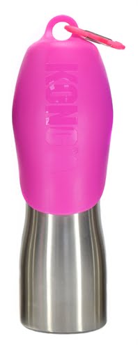 kong h2o drinkfles rvs roze-1