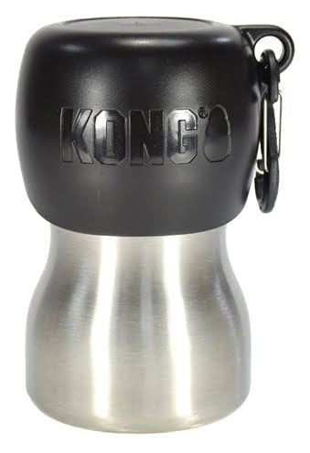 kong h2o drinkfles rvs zwart-1