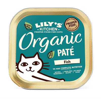 lily's kitchen cat organic fish pate-1