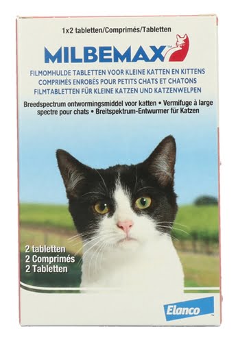 milbemax tablet ontworming kleine kat / kitten-1