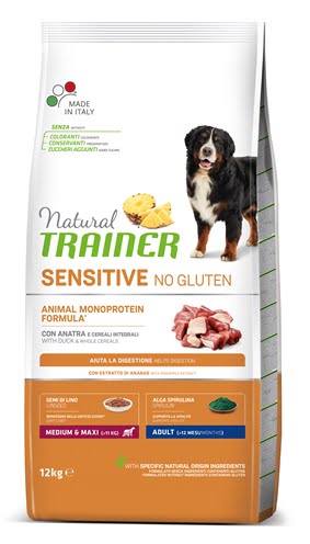 natural trainer dog adult medium / maxi sensitive duck glutenvrij-1