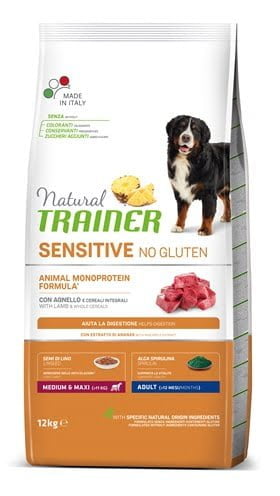 natural trainer dog adult medium / maxi sensitive lamb glutenvrij-1