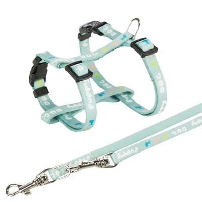 trixie junior puppytuig met riem mintgroen-1