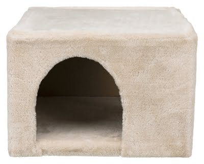 trixie knaagdierhuis iglo pluche beige-1