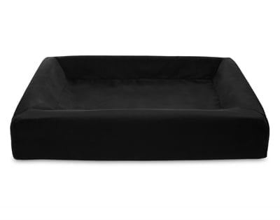 bia bed royal fluweel hoes hondenmand zwart-1