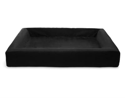 bia bed royal fluweel hoes hondenmand zwart-1