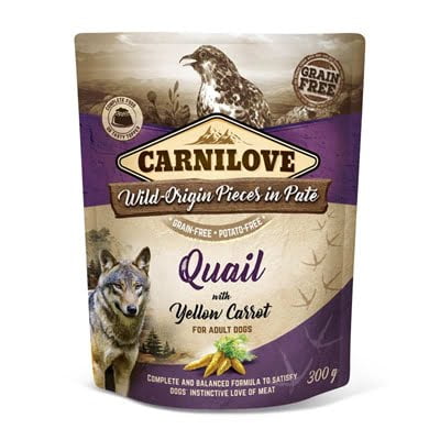 carnilove dog pouch kwartel / gele wortel-1