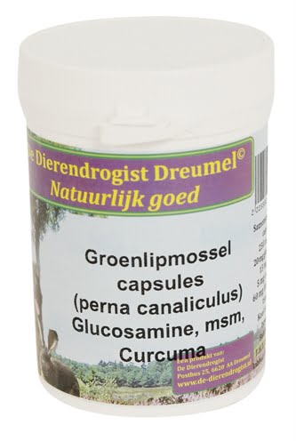 dierendrogist groenlipmossel met glucosamine / msm / curcuma-1