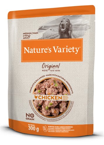 natures variety original adult medium / maxi pouch chicken no grain-1