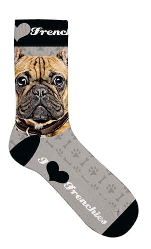 plenty gifts sokken franse bulldog grijs-1