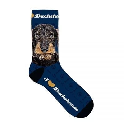 plenty gifts sokken teckel donkerblauw-1