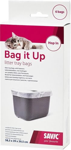 savic kattenbakzak bag it up voor hop in kattenbak-1