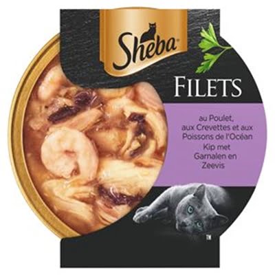 sheba filets kip / garnaal / oceaanvis in saus-1