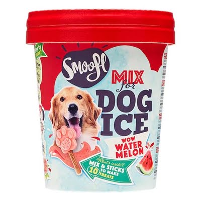 smoofl ijsmix voor honden watermeloen-1