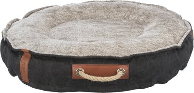 trixie be nordic hondenmand fohr rond soft zwart / zand-1