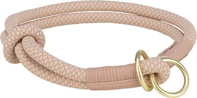 trixie halsband hond soft half-slip roze / lichtroze-1