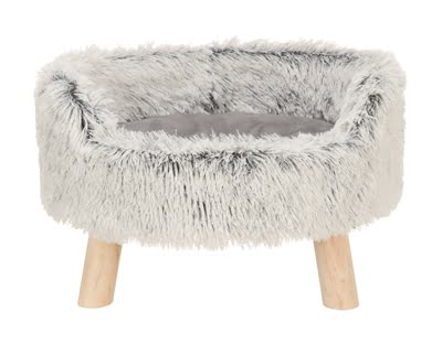 trixie hondenmand sofa harvey rond wit-zwart-1