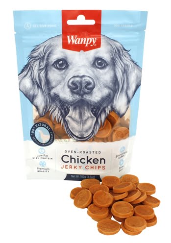 wanpy oven-roasted chicken jerky chips-1