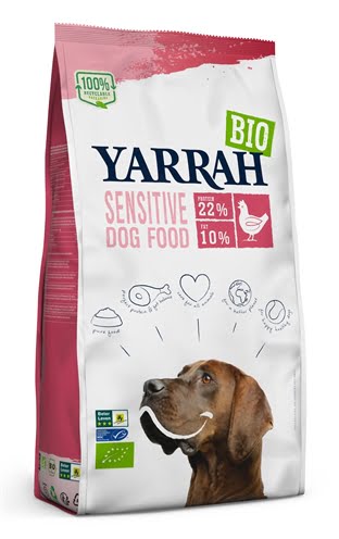 yarrah dog biologische brokken sensitive kip zonder toegevoegde suiker-1