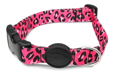 morso halsband hond gerecycled bubble leo roze-1