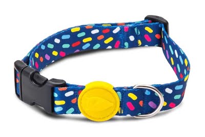 morso halsband hond gerecycled color invaders paars-1