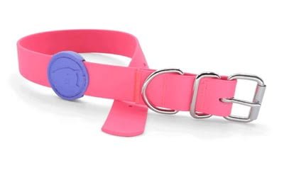 morso halsband hond waterproof gerecycled passion pink roze-1