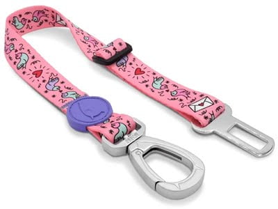 morso honden autogordel gerecycled sweet tweet roze-1